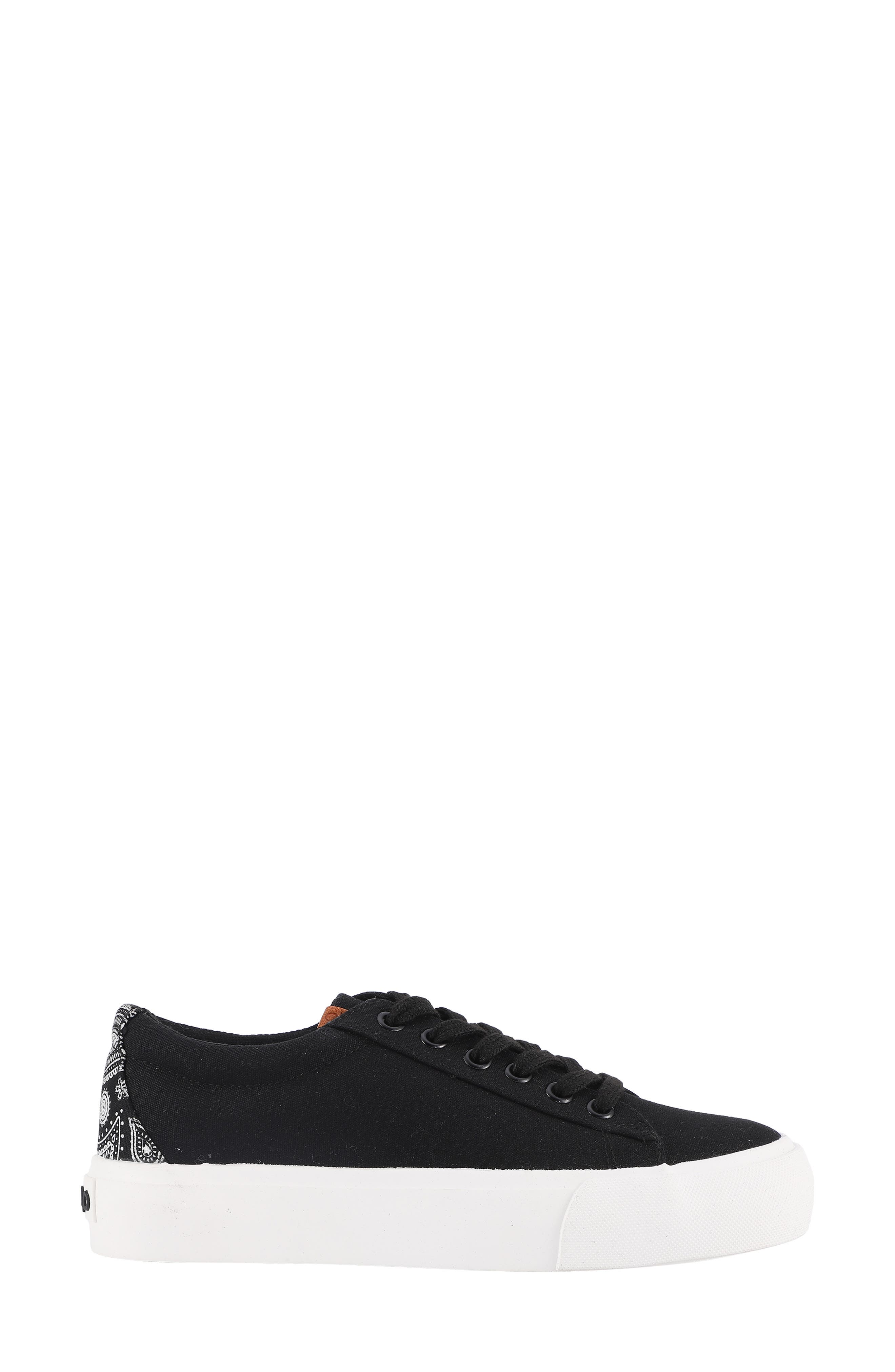 Amelie Platform Sneaker, Alternate, color, BLACK PAISLEY
