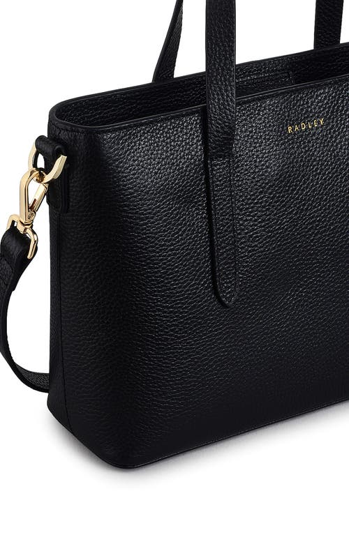 Radley Silk Street Small Open Top Satchel Bag In Black