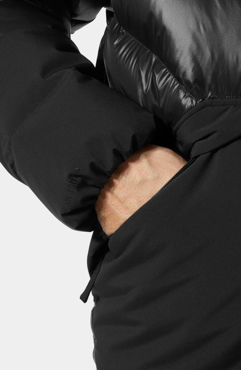 Helly Hansen Village Water Repellent 600 Fill Power Down Jacket, Alternate, color, Black