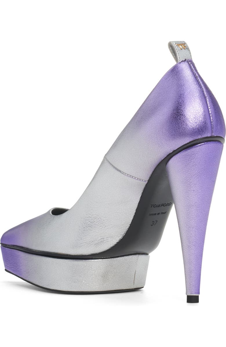 TOM FORD Ombré Cone Heel Platform Pump, Alternate, color,