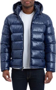 Michael Kors Balloch Water Resistant Hooded Puffer Jacket