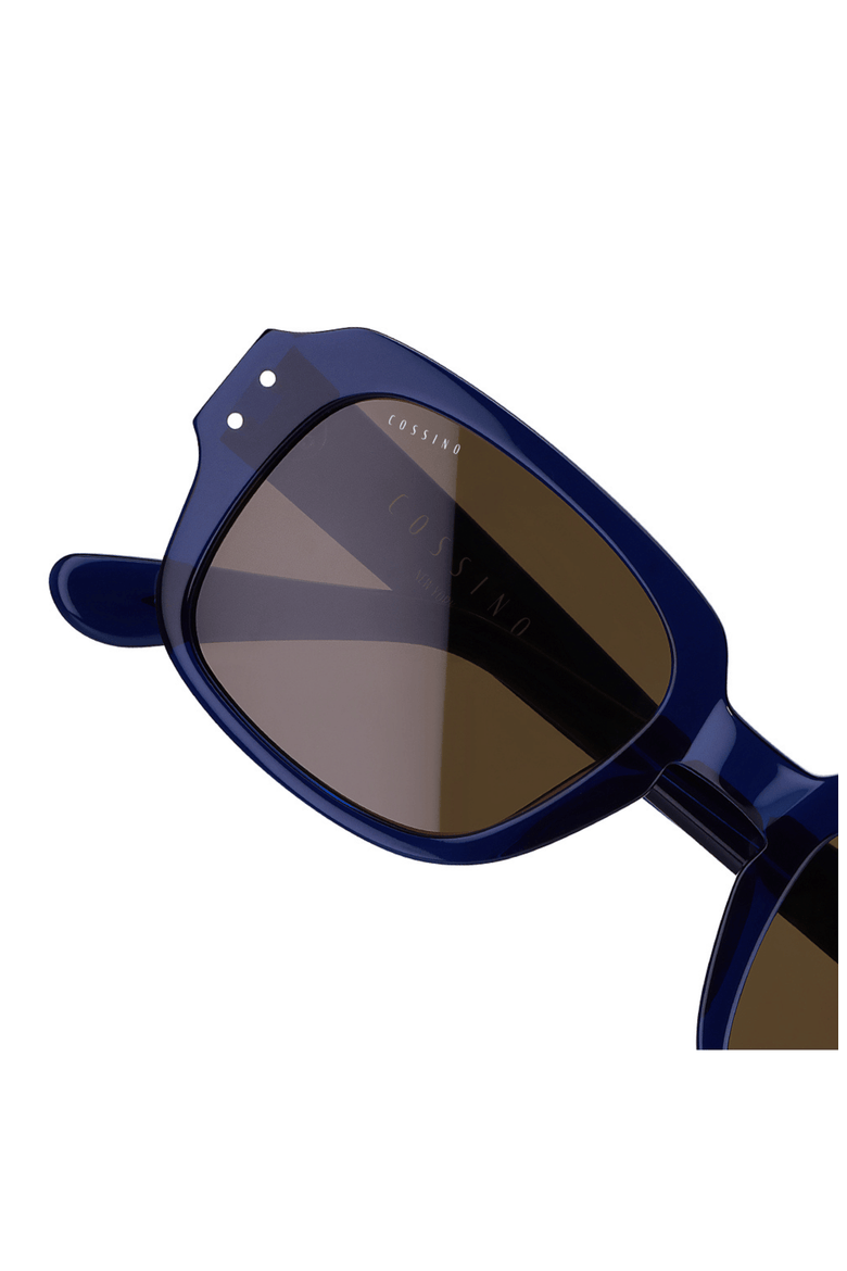 Mas 50mm Square Acetate Sunglasses, Alternate, color, Navy