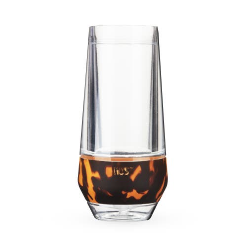 Host Champagne Freeze Cooling Cup In Tortoise