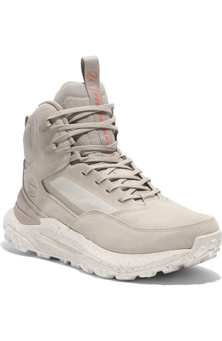 Timberland Motion Access Waterproof Sneaker, Main, color, White Suede