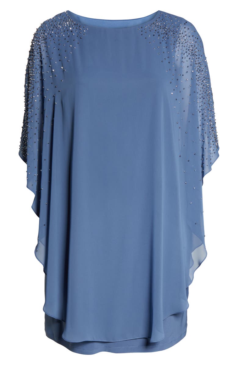 Xscape Evenings Xscape Beaded Chiffon Overlay Dress, Alternate, color, 