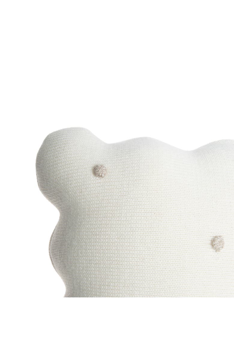 Lorena Canals Knitted Cushion Biscuit, Alternate, color, Ivory, Dune White