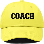 Dalix Coach Embroidered Sports Dad Cap