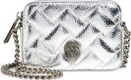 Kurt Geiger London Micro Kensington Metallic Faux Leather Camera Bag