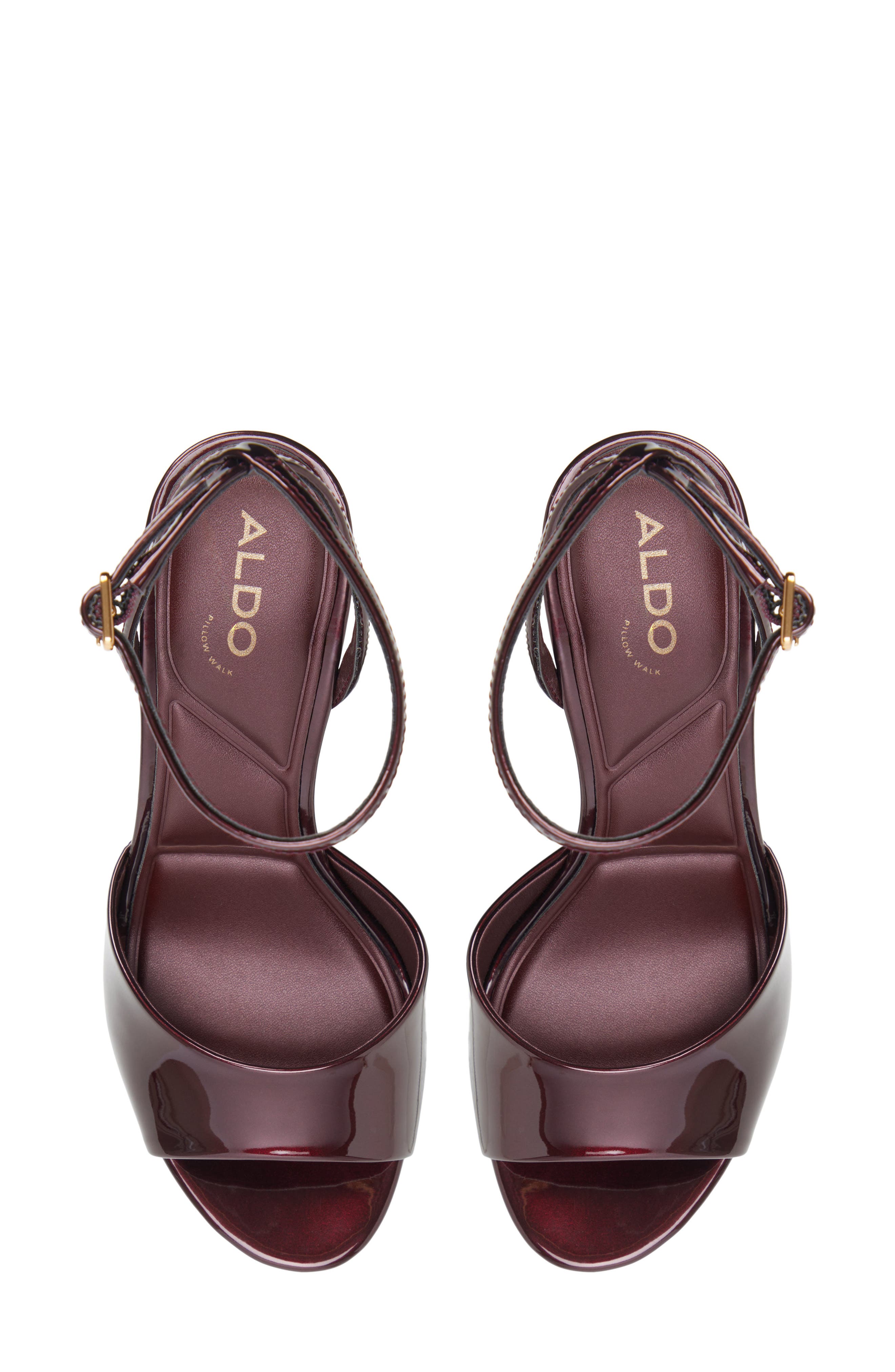 Aydah Platform Sandal, Alternate, color, DARK BROWN