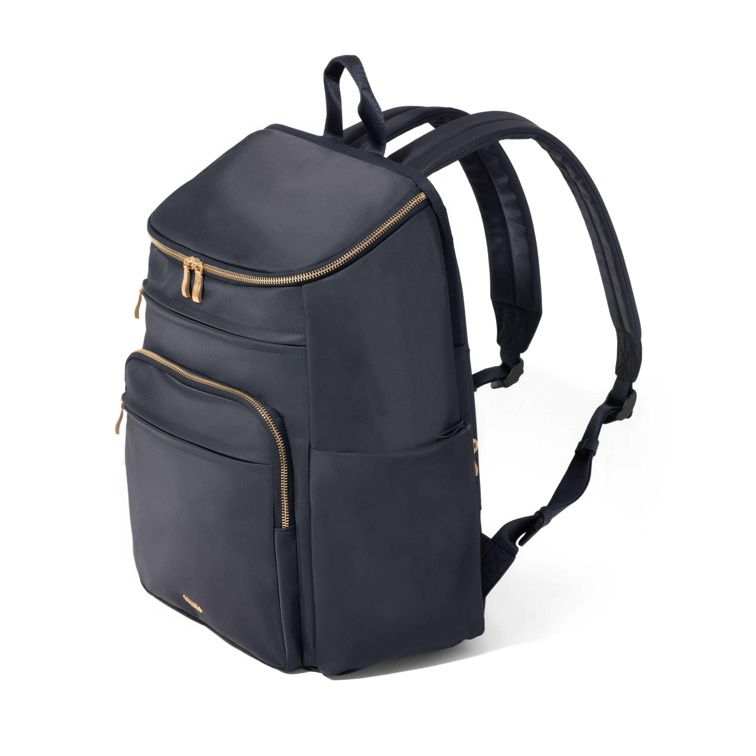 Lexington Backpack, Alternate, color, French Navy With Gold Hardware