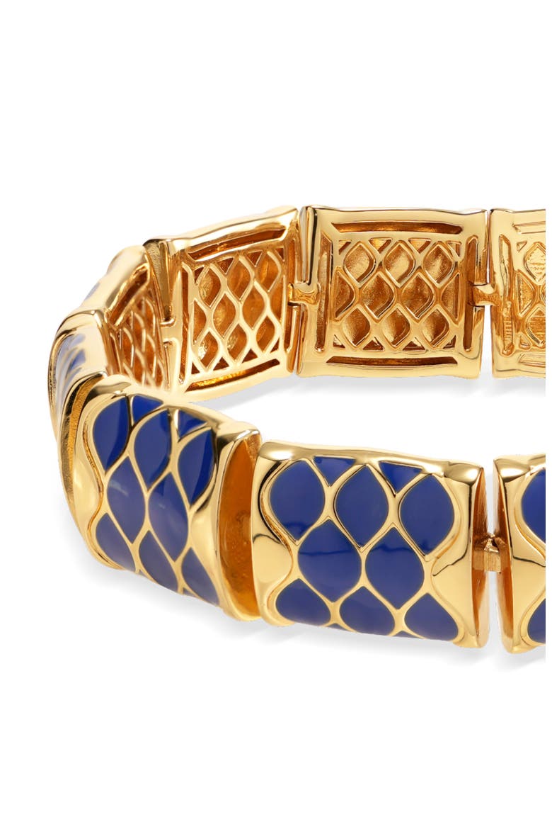 Nirah Bracelet, Alternate, color, Gold&Blue