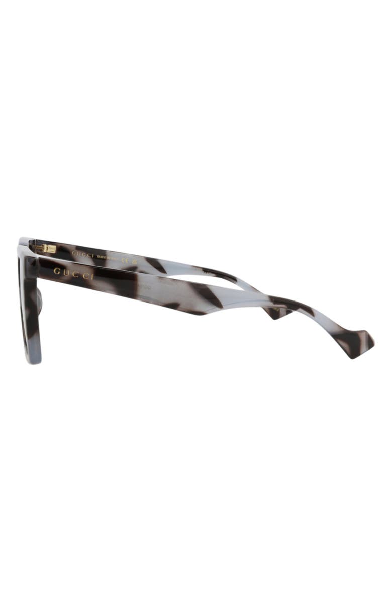 Gucci 55mm Square Sunglasses, Alternate, color, Grey Grey Brown