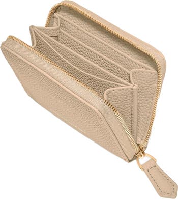 Small Leather Zipped Wallet