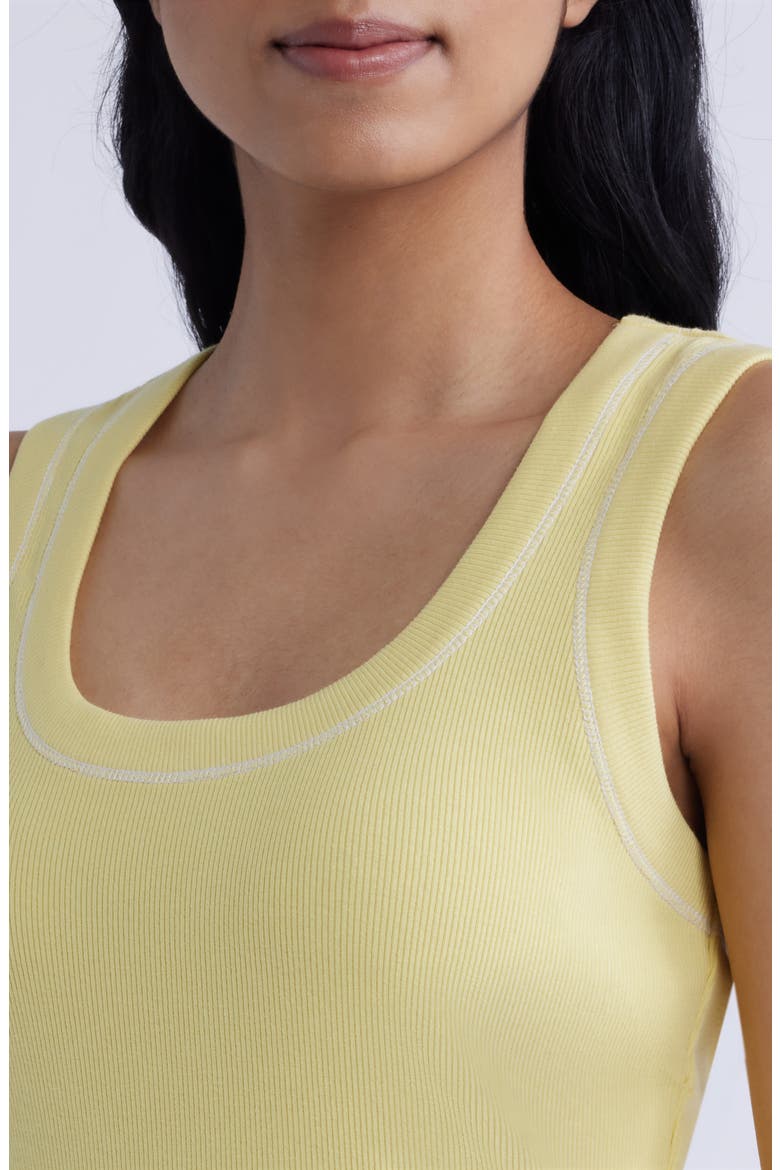 Square Neck Tank, Alternate, color, SUNSHINE