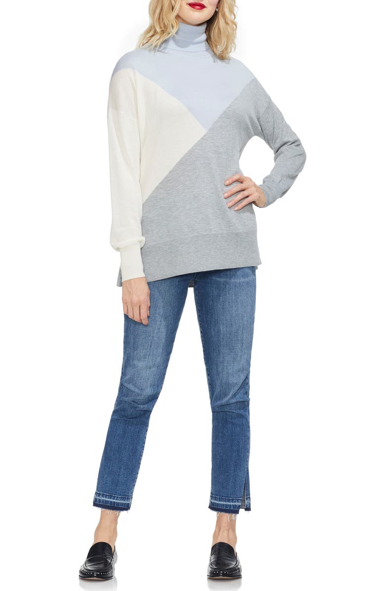 Vince Camuto Colorblock Sweater, Alternate, color, 