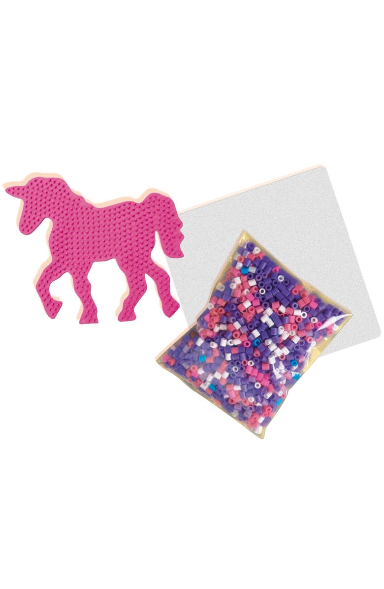 SES Creative Beedz Fantasy Horses, 1200 Fusible Iron On Beads, Kids 5+, Alternate, color, Multicolored