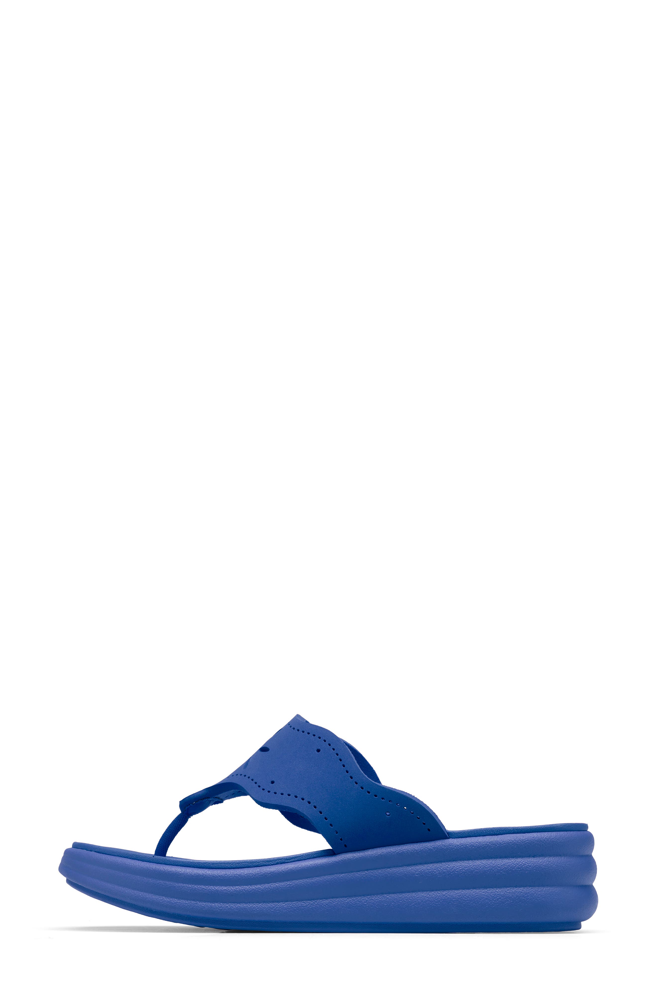 Drift Daisy Sport Flip Flop, Alternate, color, BLUE