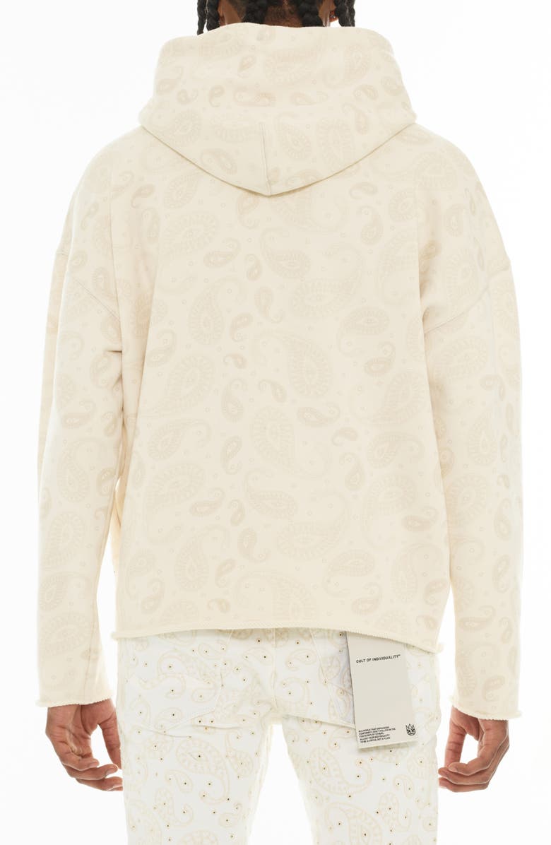 Cult of Individuality Rhinestone Paisley Cotton Hoodie, Alternate, color, Paisley