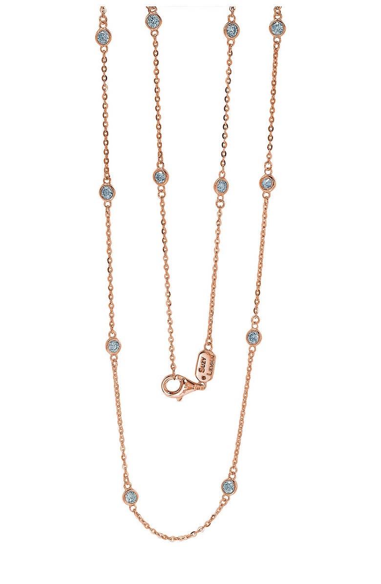 SUZY LEVIAN 14K Rose Gold Diamond Layering Necklace - 1.00ctw, Main, color, Rose