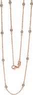 SUZY LEVIAN 14K Rose Gold Diamond Layering Necklace - 1.00ctw