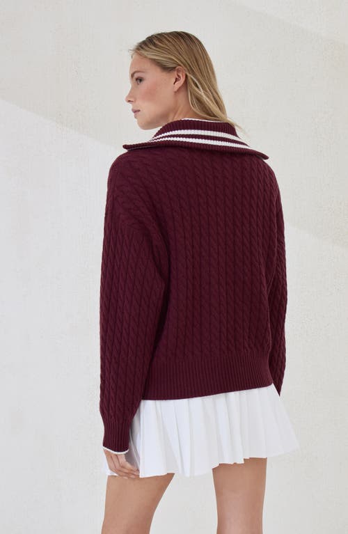 Brunello Cucinelli Women Red Cardigan With Bicolor Collar And Logo Patch On The Front In Cashmere Wo In Red