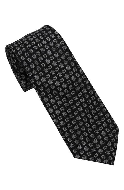 Floral Medallion Tie
