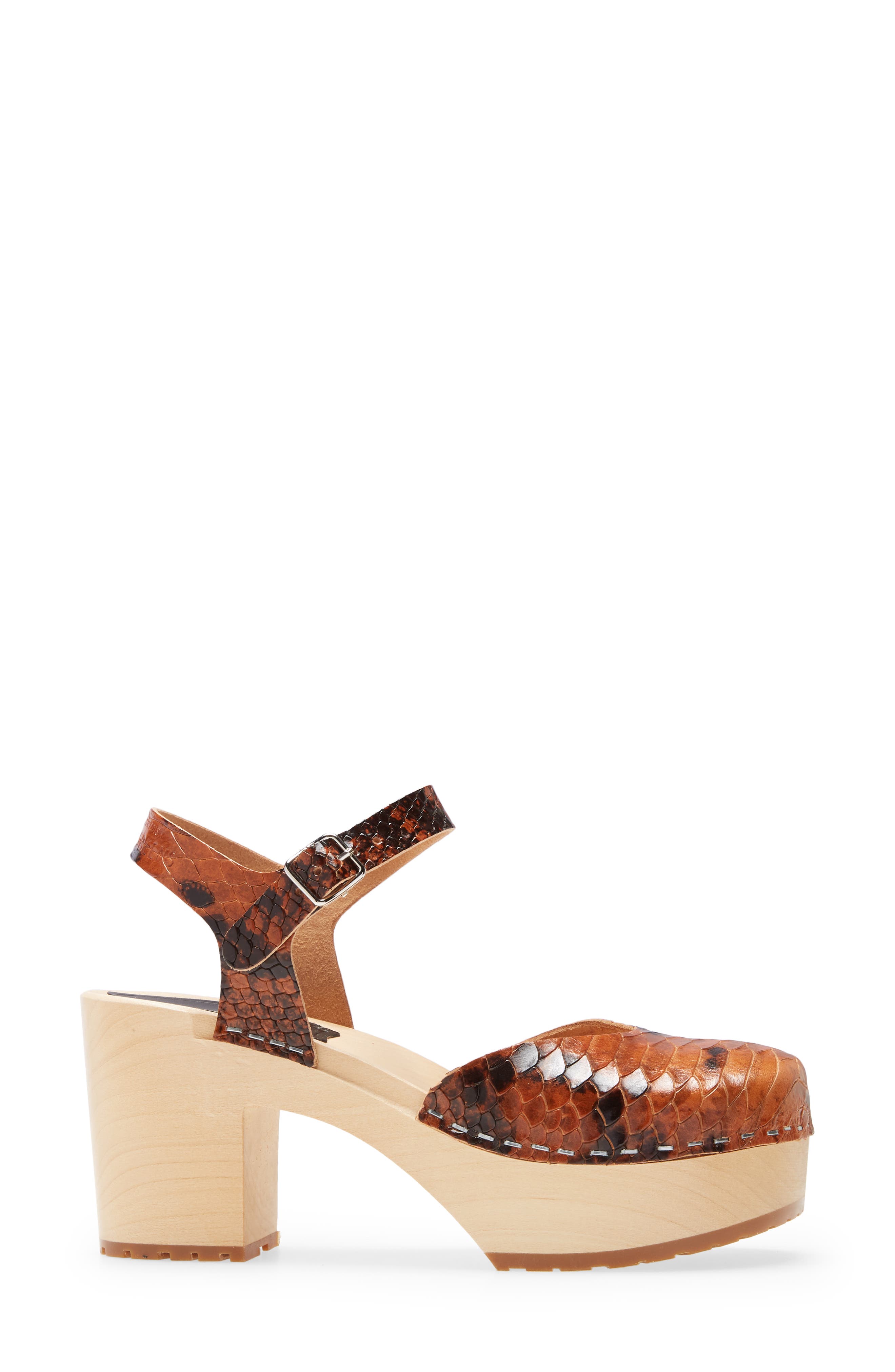 Swedish Hasbeens Krillan Closed Toe Sandal, Alternate, color, 