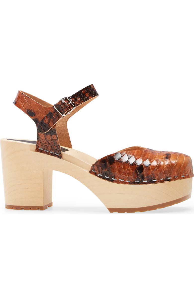 Swedish Hasbeens Krillan Closed Toe Sandal, Alternate, color,