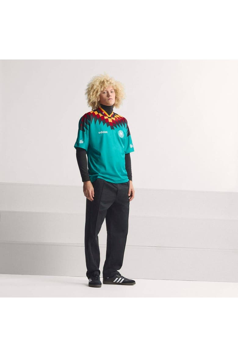 Men's adidas  Green Germany National Team 1994 Away Bringback Jersey, Alternate, color, Green