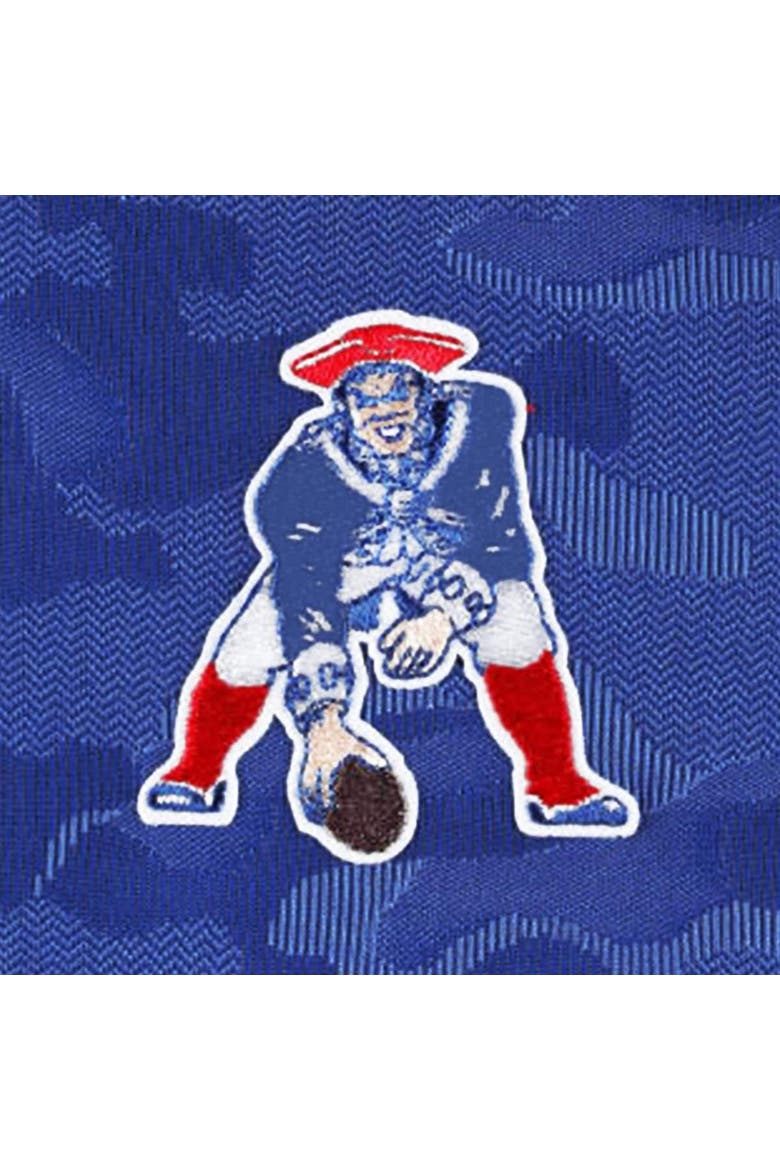 Men's Antigua Royal New England Patriots Brigade Throwback Quarter-Zip Top, Alternate, color, Royal