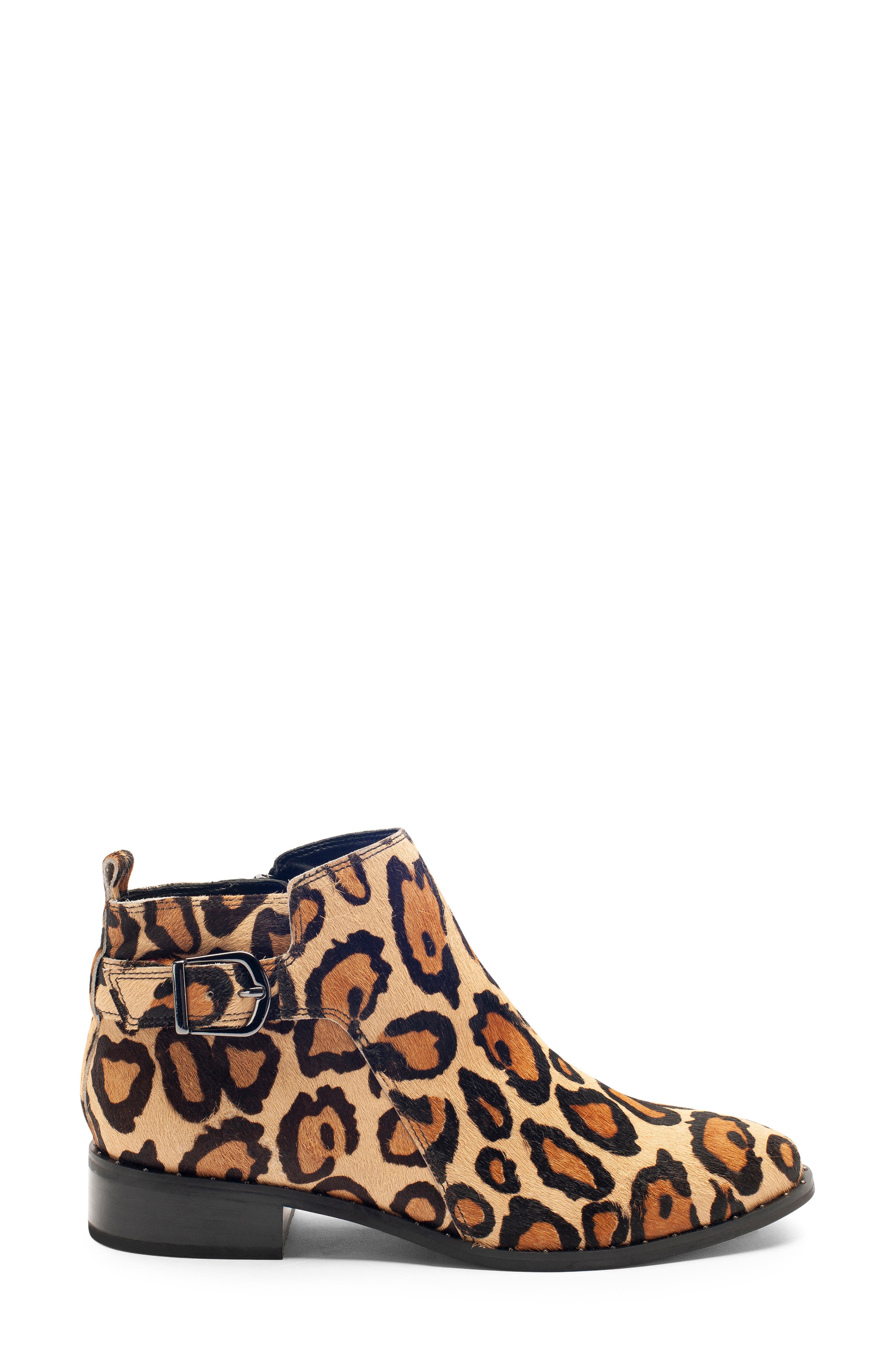 Tami Waterproof Moto Boot, Alternate, color, LEOPARD LEATHER