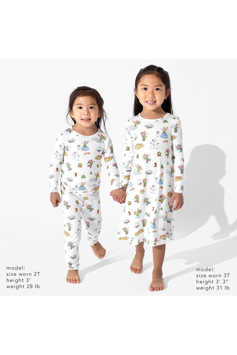Kids' If You Give A Mouse A Cookie Christmas Set of 2 Piece Pajamas, Alternate, color, Mouse A Cookie Christmas