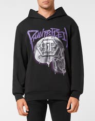 PHILIPP PLEIN Hooded Sweatshirt Skull Men