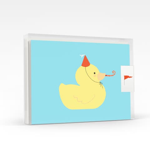 Birthday Rubber Ducky Party Greeting Card Pack Set
