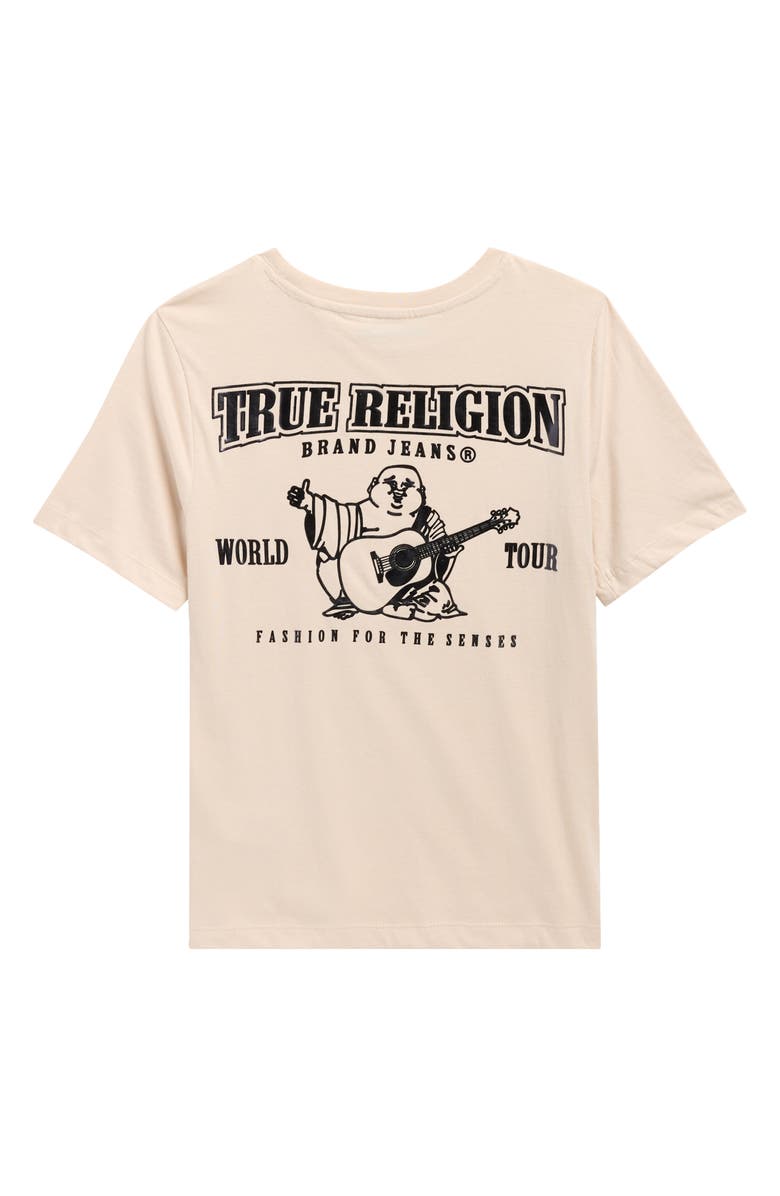 True Religion Kids' Horseshoe Cotton Graphic T-Shirt, Alternate, color, Stone