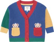 Huxbaby Colour Block Varsity Hux Cardi
