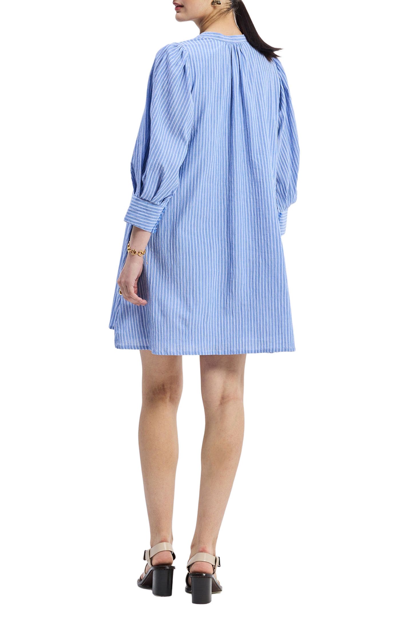 Oversized Tunic Dress with Optional Belt - image 2