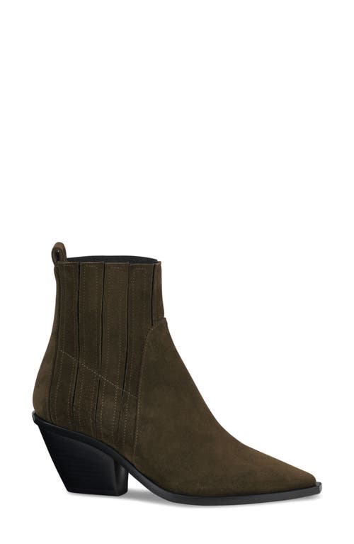 Agl Attilio Giusti Leombruni Agl Roberta Beat Pointed Toe Chelsea Boot In Forest