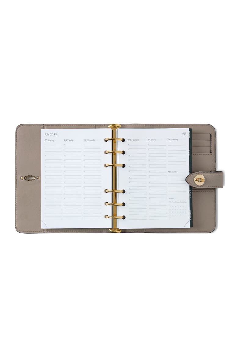 Postman's Lock Agenda, Alternate, color, Cashmere Taupe