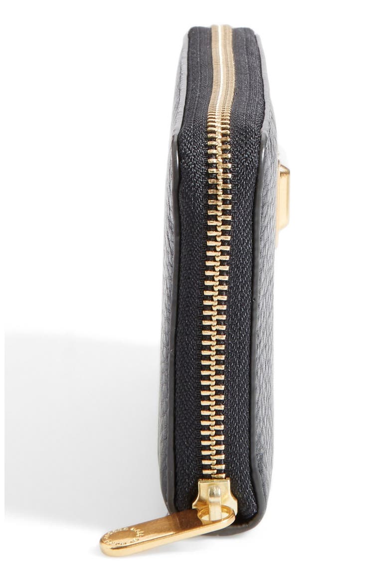 MARC BY MARC JACOBS 'Take Your Marc - Vertical Zippy' Wallet, Alternate, color, BLACK