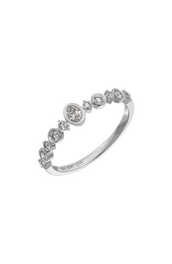 Bony Levy Monaco Diamond Stackable Ring In 18k White Gold
