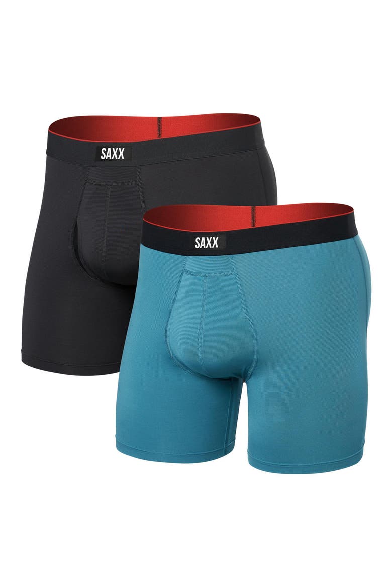 Assorted 2-Pack Multi-Sport Mesh Performance Boxer Briefs, Main, color, HYDR BLUE/FADE BLACK