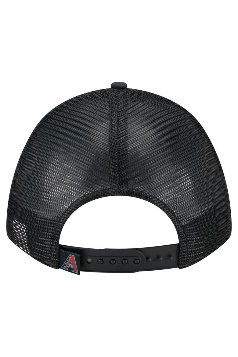 Men's New Era  Black Arizona Diamondbacks Minimalist 9FORTY A-Frame Adjustable Hat, Alternate, color, Black