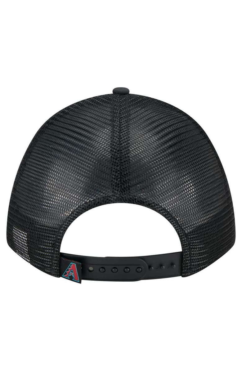 New Era Men's New Era Black Arizona Diamondbacks Minimalist 9FORTY A-Frame Adjustable Hat, Alternate, color, Black