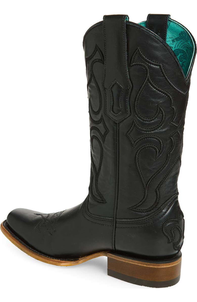 CORRAL Embroidered Western Boot, Alternate, color, Black