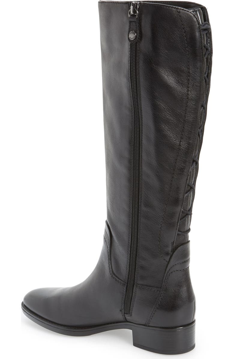 Geox 'Felicity' Adjustable Shaft Tall Riding Boot, Alternate, color,