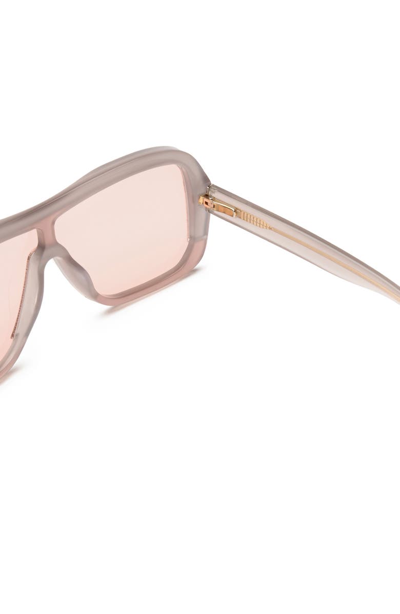 DEZI Afters Shield Sunglasses, Alternate, color, Gray / Warm Copper Brown