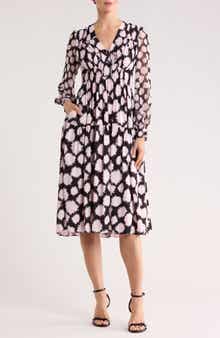 Diane von Furstenberg Akiva Long Sleeve Dress