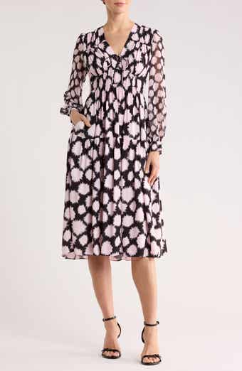 DVF Akiva Long Sleeve Dress