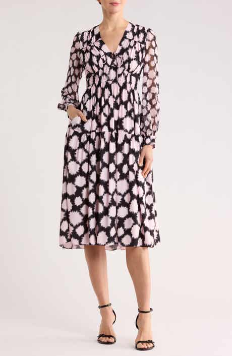 DVF Akiva Long Sleeve Dress